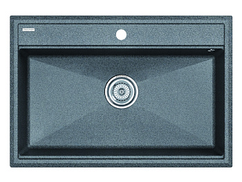 Кухонная мойка Paulmark STEPIA 80 PM117551-DG 75х50 цвет серый